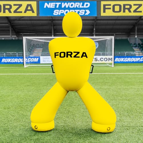 FORZA Aufblasbare Torwart-Mannequin [4 Farben] | Trainingshilfe für Torhüter aus PVC in Handelsqualität (Gelb, Nur Mannequin) von FORZA