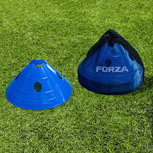 FORZA Fußball Supercone Training Markierungshütchen (Wählen Sie Ihre Farbe aus) (Elektrik-Blau) von FORZA