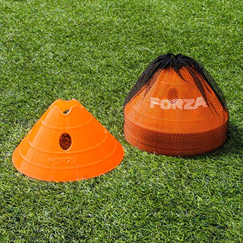 FORZA Fußball Supercone Training Markierungshütchen (Wählen Sie Ihre Farbe aus) (Orange) von FORZA