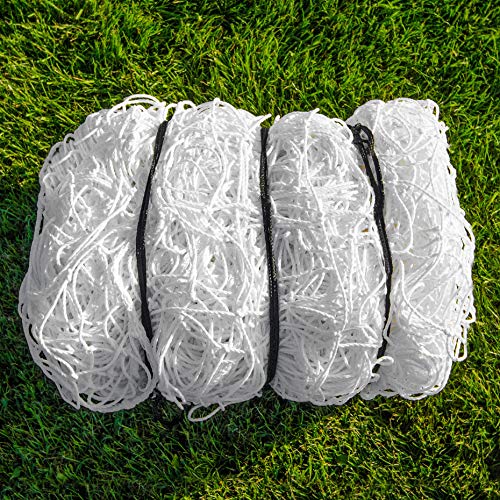 Fußball Tornetz Ersatznetze – robuste und wetterfeste Ersatznetze für Ihrem Fußballtor (7,3m x 2,4m) von FORZA