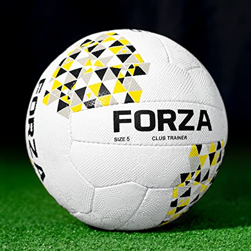 FORZA-Netzbälle und Tragetasche [12er-Pack] | Ideal für Schulen, Teams und Vereine – Netzbälle für Vereinstraining und internationale Spiele in den Größen 4 oder 5 (5, Club Trainer) von FORZA