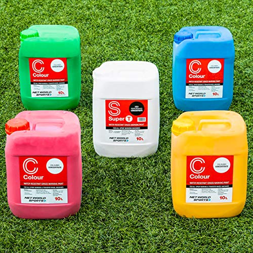 FORZA Rasenmarkierungsfarbe - StadiumMax Markierfarbe - 10 Liter in 5 erhältlich (Gelb, Einzeln) von FORZA