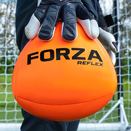 FORZA Reflex Fussball für Torward [unvorhersehbarer Aufprall] - Torward Trainingsausrüstung (3-er Pack) von FORZA