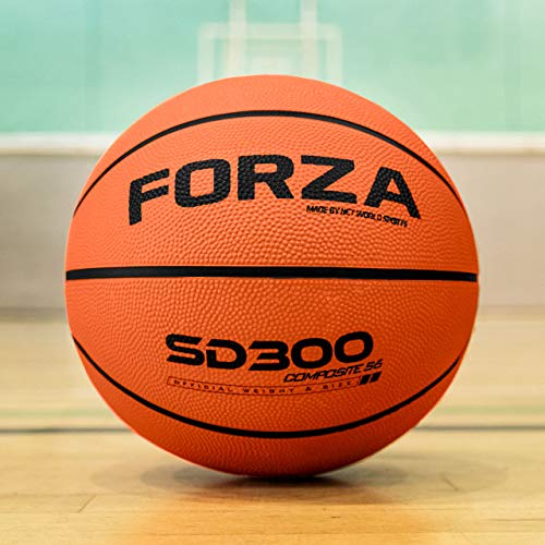 FORZA SD300 Jugendbasketball │ Größe 3, 5, 6 und 7 Basketbälle (Größe 6 | Orange, 10 Stück) von FORZA