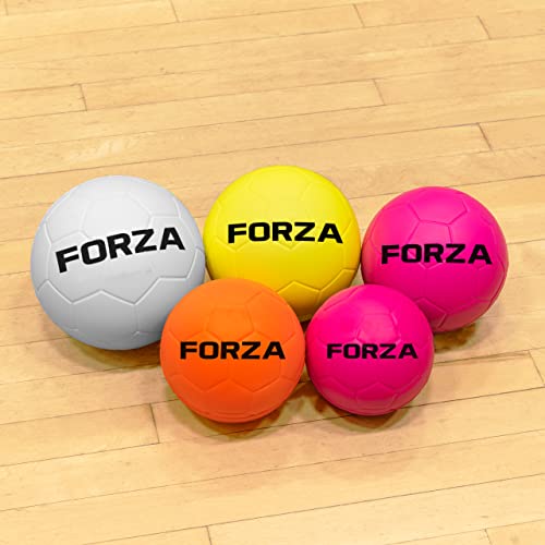 FORZA Schaumstoff-Handbälle 4er Pack [5 Größen] - Spielplatz Handbälle (1 (15,9cm), Fluro) von FORZA