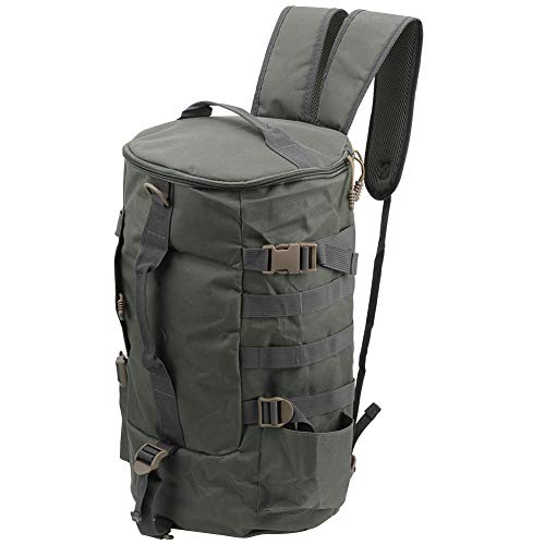 FOTABPYTI Angeltragetasche, Zylinder Angelrucksack Rucksack, Angelausrüstung mit großer Kapazität Shop zum Laden von Angelruten Angelausrüstung Zubehör Angler(Green) von FOTABPYTI