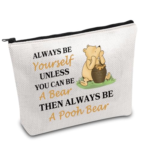 Pooh Bear Make-up-Tasche, magisches Königreich, Geschenk, Catartoon Charakter, Zitat, Make-up-Tasche, Honigbär, Geschenk, Bär mit Honigtopf, weiß, poor bear uk Pooh Bear Make-up-Tasche, magisches Königreich, Geschenk, Catartoon Charakter, Zitat, Make-up-Tasche, Honigbär, Geschenk, Bär mit Honigtopf, weiß, poor bear uk von FOTAP