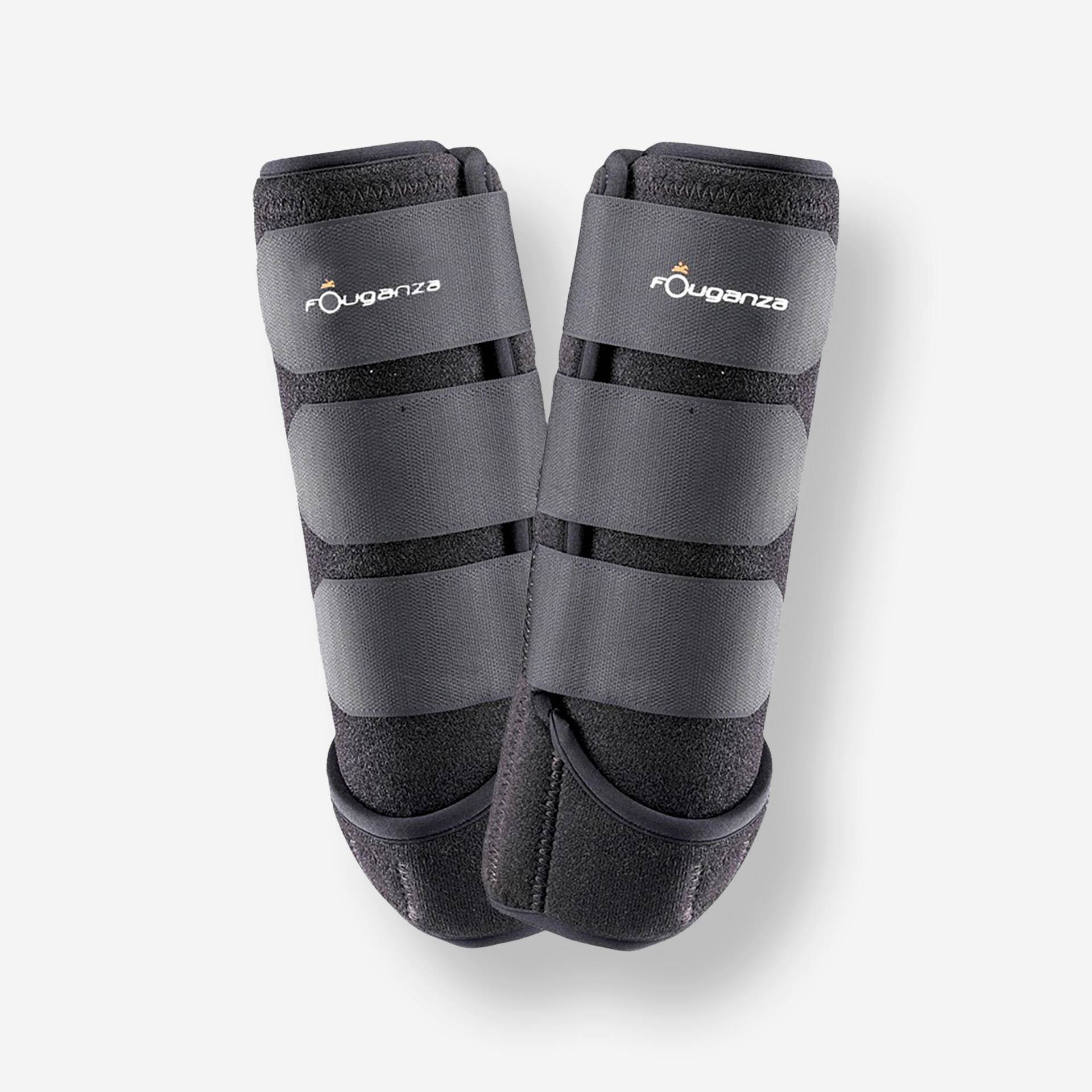 Gamaschen Neopren geschlossen Pferd schwarz Gamaschen Neopren geschlossen Pferd schwarz von FOUGANZA
