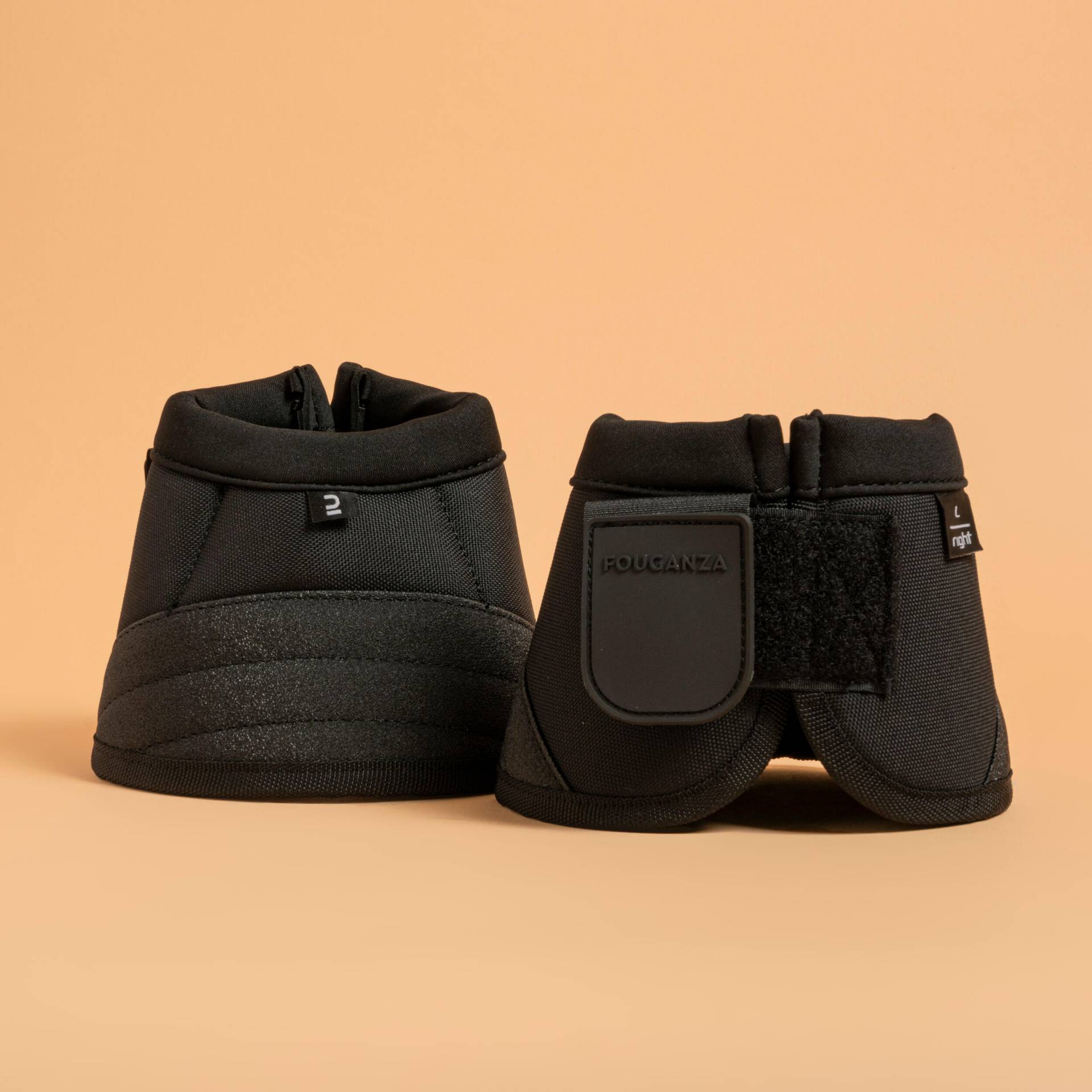 Hufglocken offen Pony/Pferd 2 Stück - 500 schwarz Hufglocken offen Pony/Pferd 2 Stück - 500 schwarz von FOUGANZA