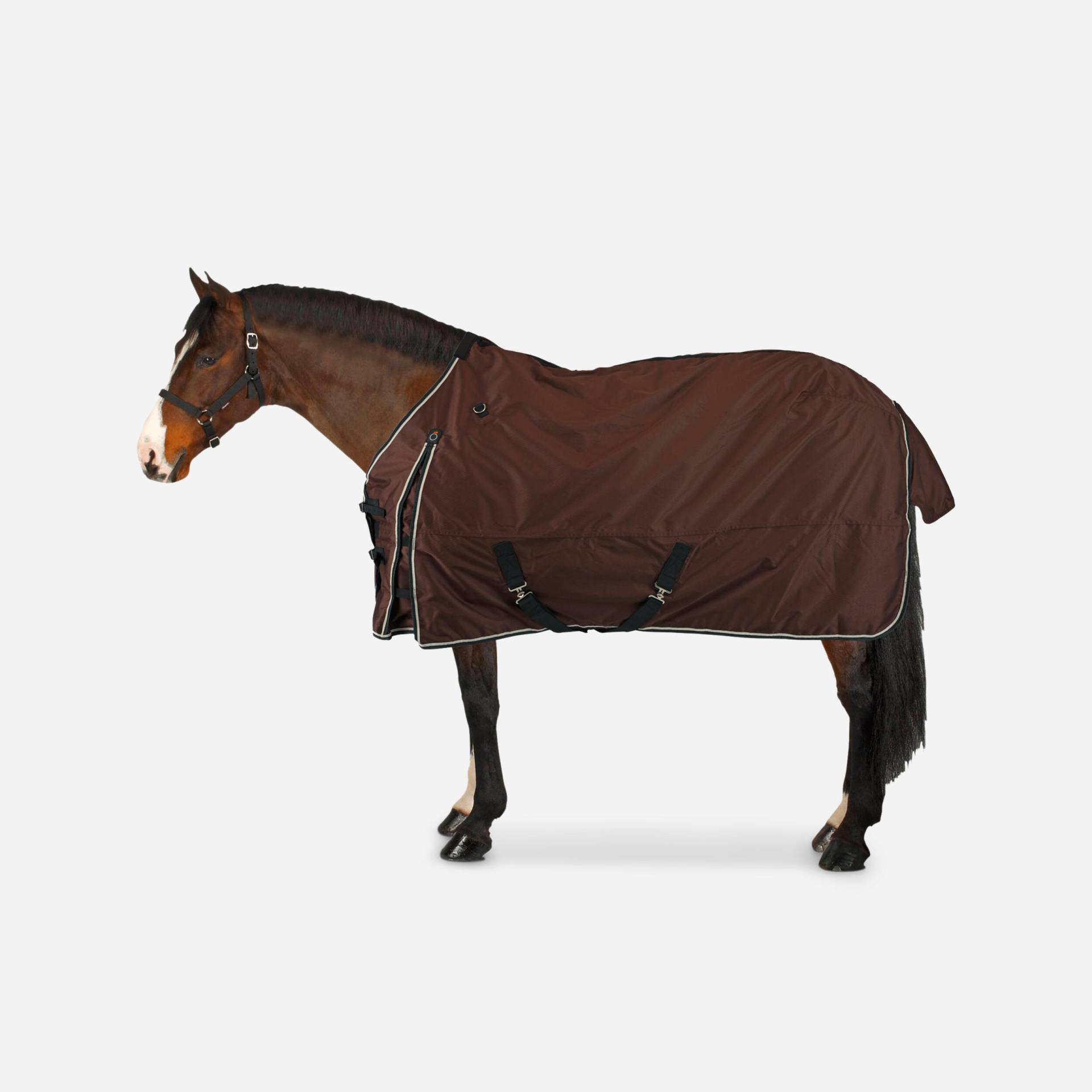 Regendecke Pferd/Pony - Allweather Light braun von FOUGANZA