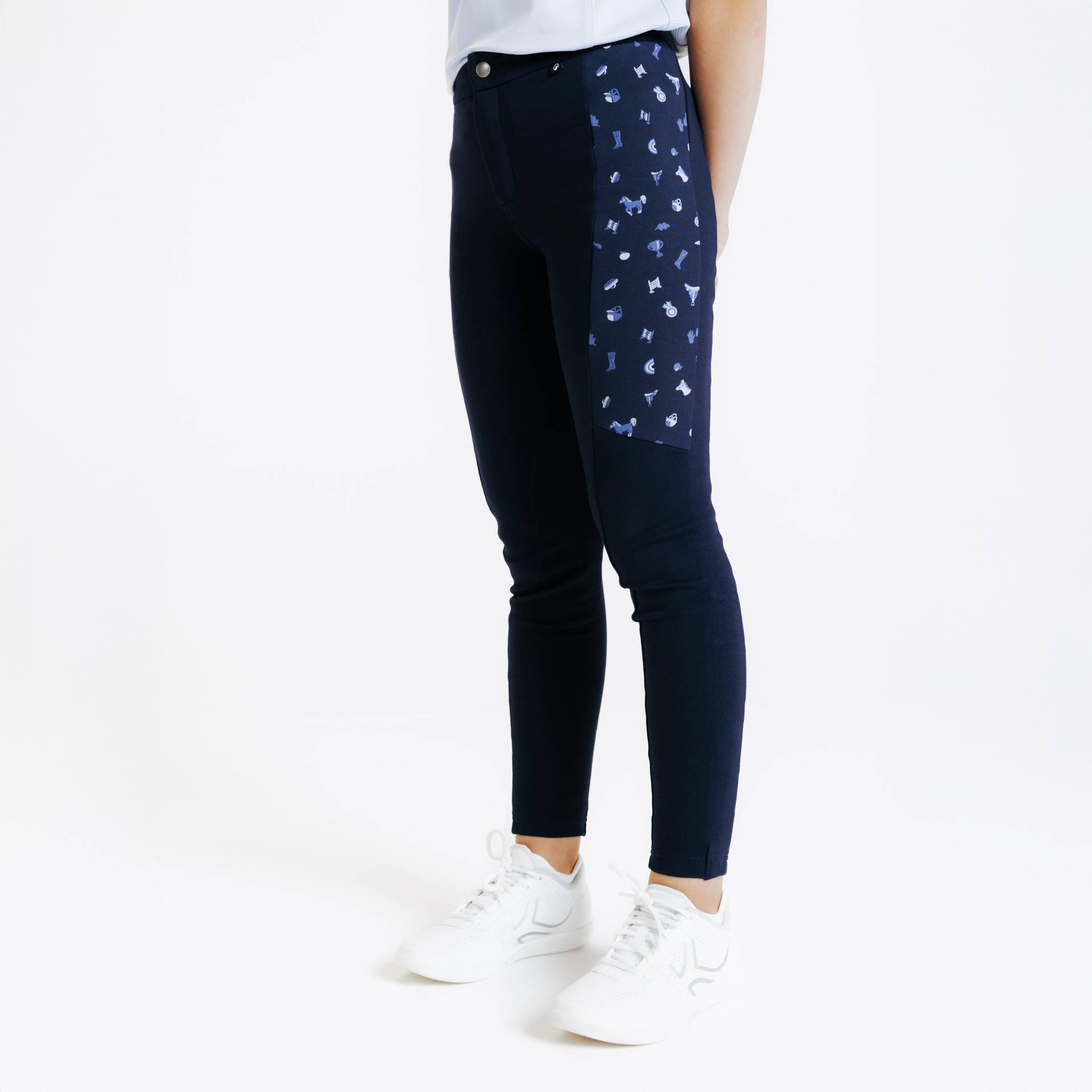 Reithose Magic Kinder Print blau Reithose Magic Kinder Print blau von FOUGANZA