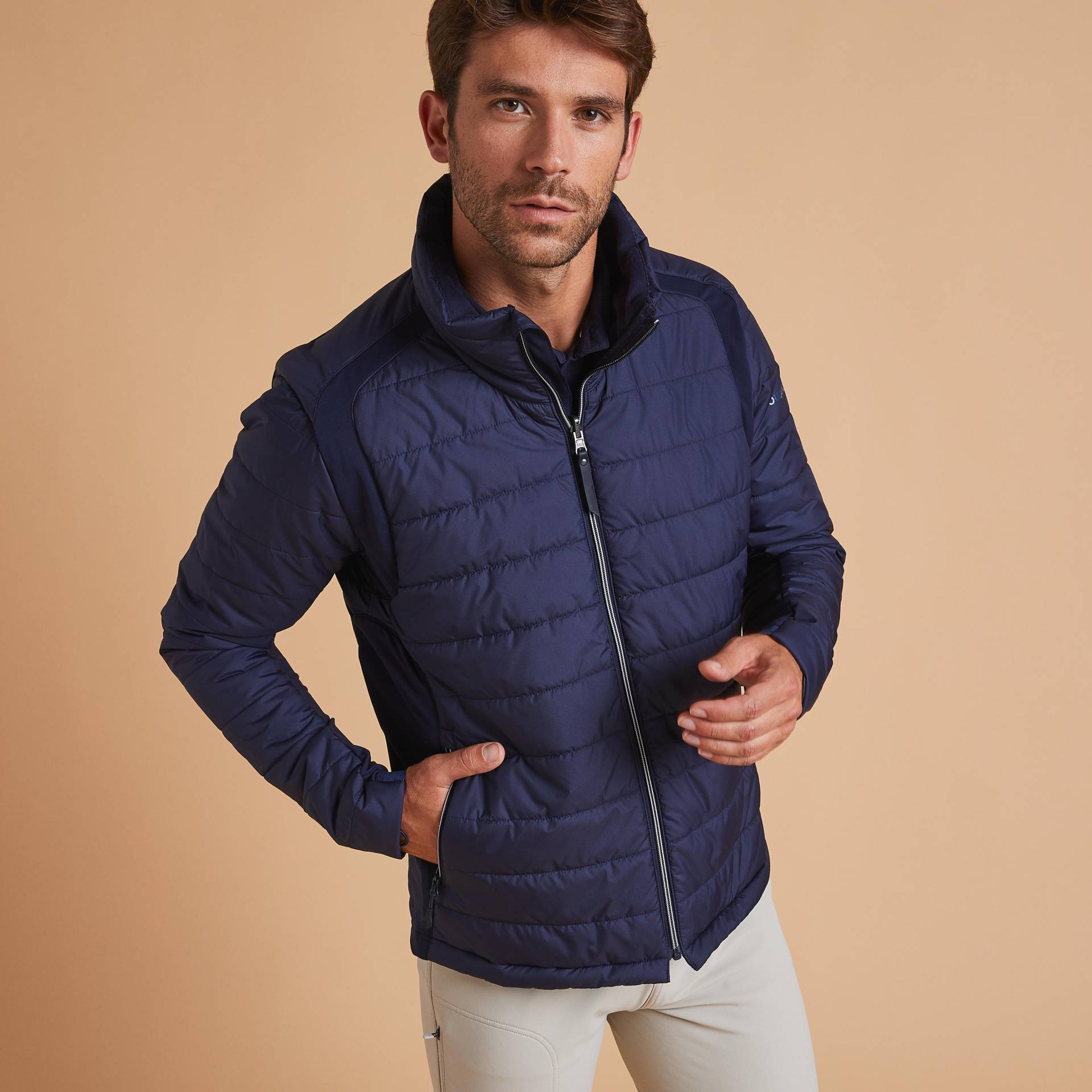 Reitjacke Light Herren dunkelblau/blau von FOUGANZA