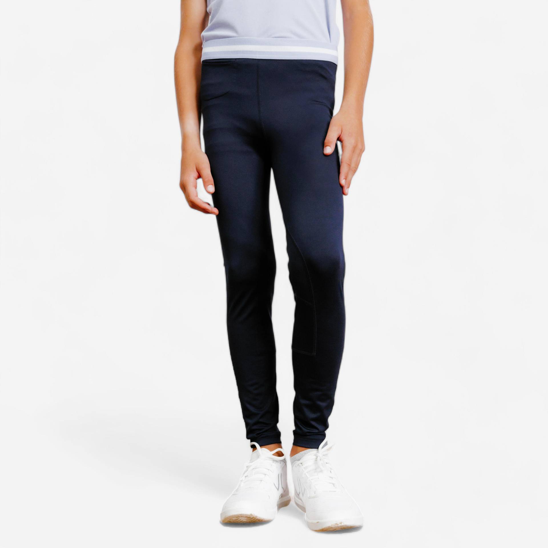 Reitleggings 100 Light Kinder dunkelblau/lila Reitleggings 100 Light Kinder dunkelblau/lila von FOUGANZA