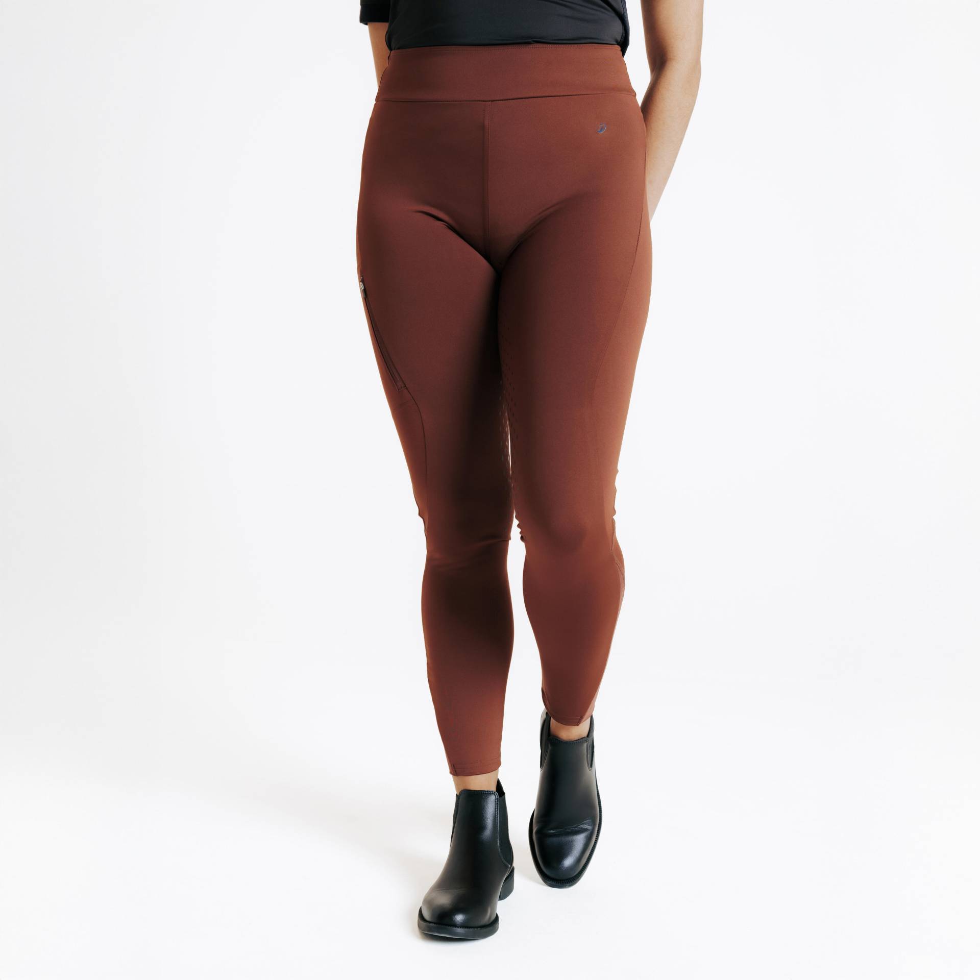 Reitleggings 500 Full Grip Damen braun Reitleggings 500 Full Grip Damen braun von FOUGANZA