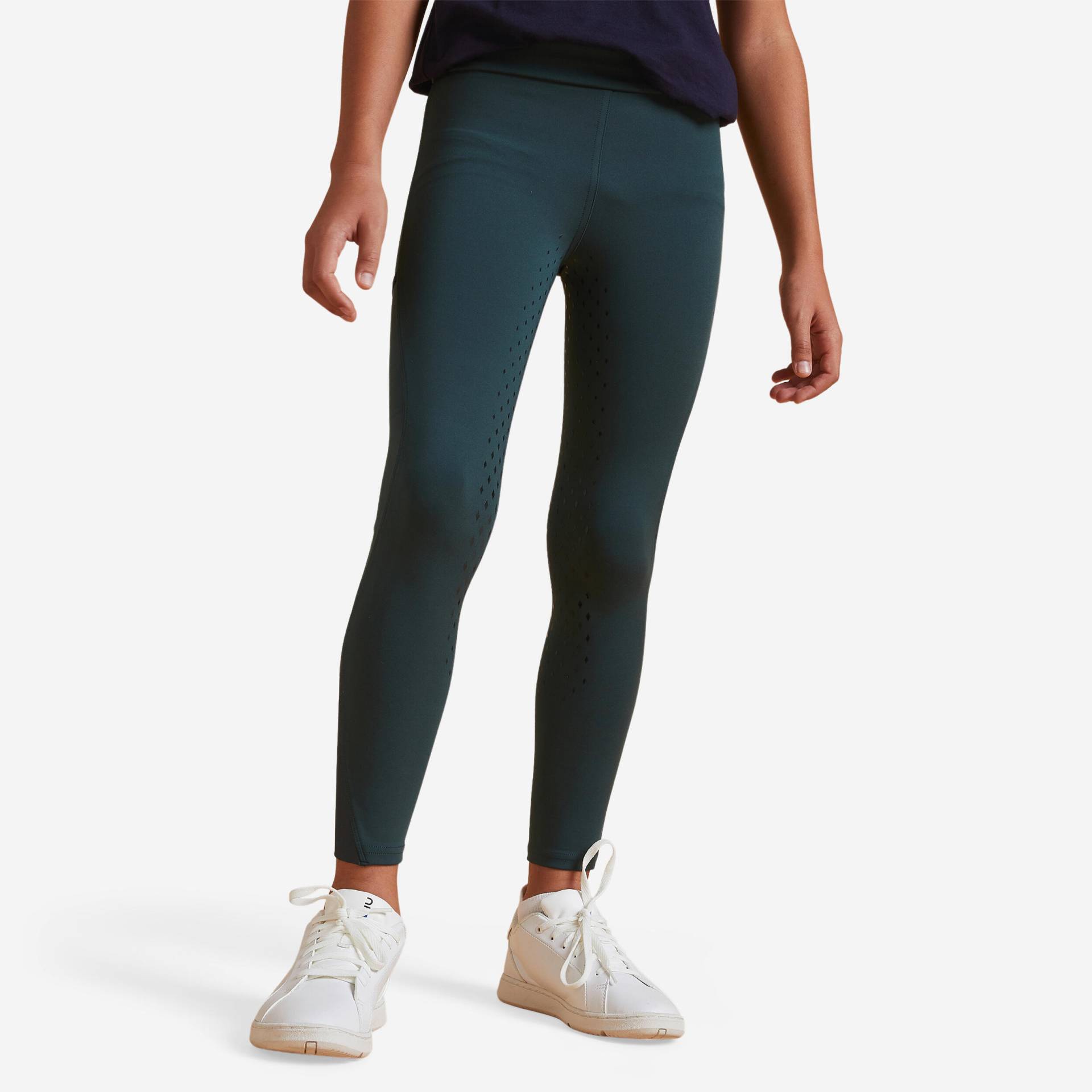 Reitleggings 500 Full Grip Kinder grün Reitleggings 500 Full Grip Kinder grün von FOUGANZA