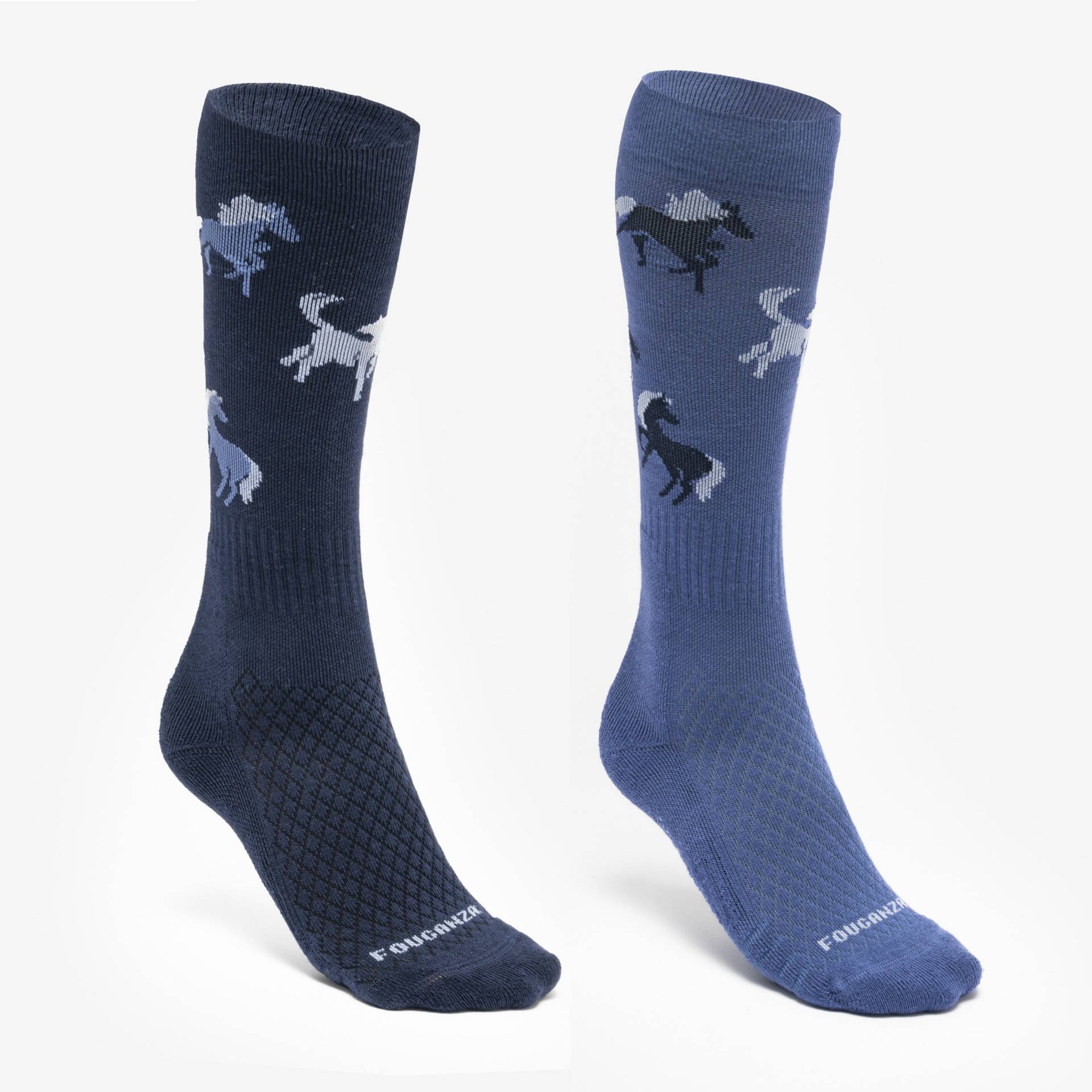 Reitsocken SKS 500 Kinder 2er-Pack blau Reitsocken SKS 500 Kinder 2er-Pack blau von FOUGANZA