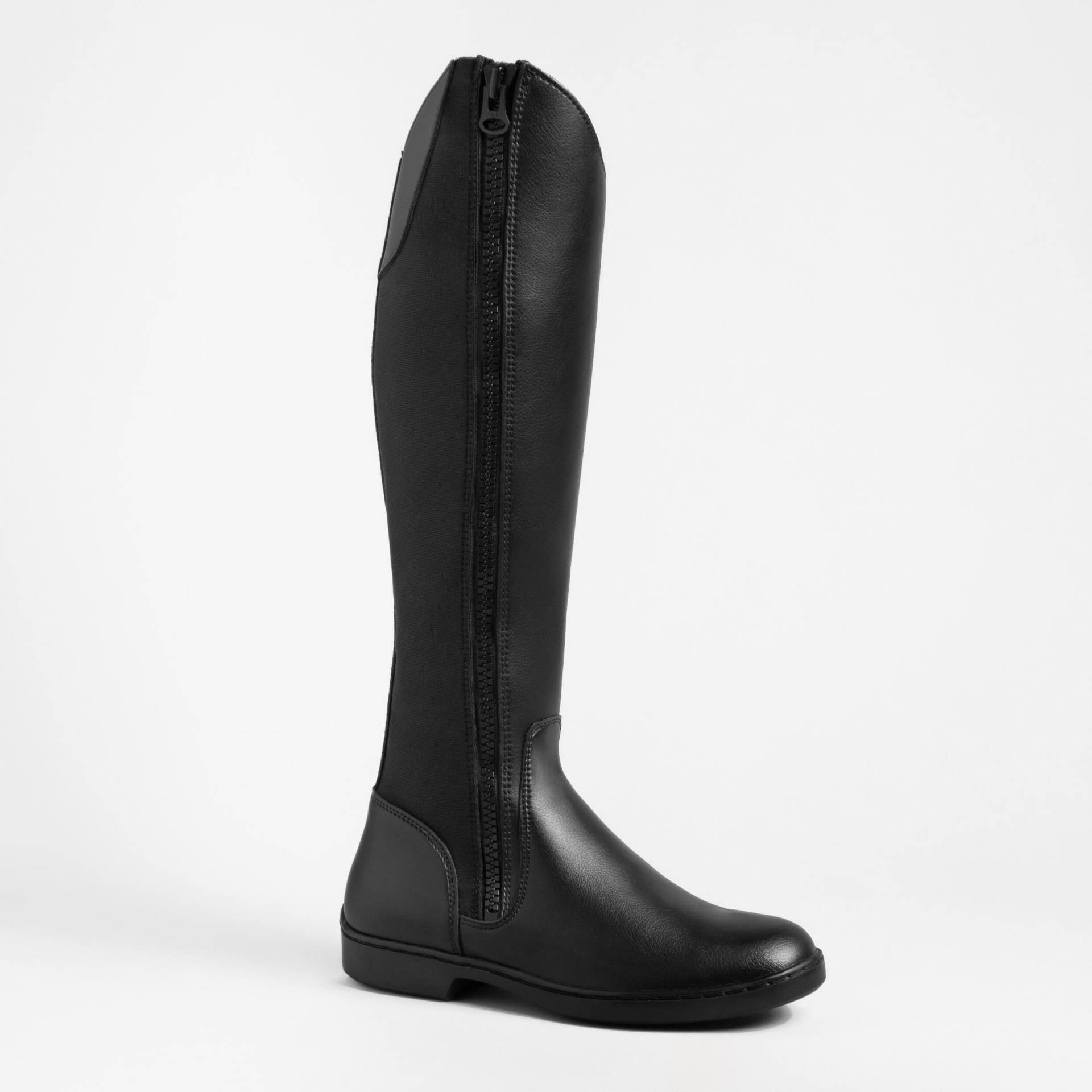 Reitstiefel 500 Synthetik Erwachsene schwarz Reitstiefel 500 Synthetik Erwachsene schwarz von FOUGANZA