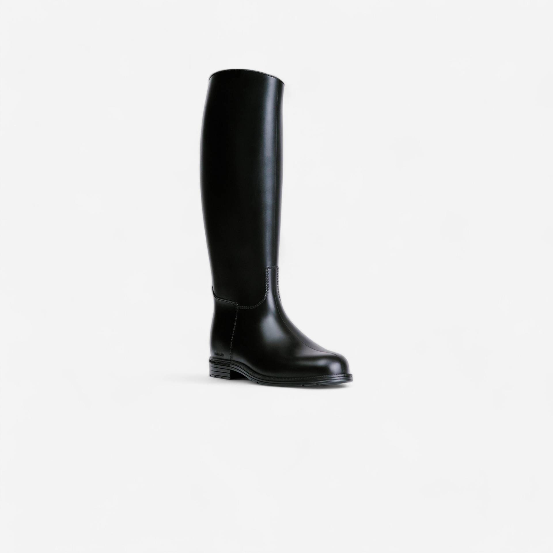 Reitstiefel Synthetik Damen/Herren - 100 schwarz Reitstiefel Synthetik Damen/Herren - 100 schwarz von FOUGANZA