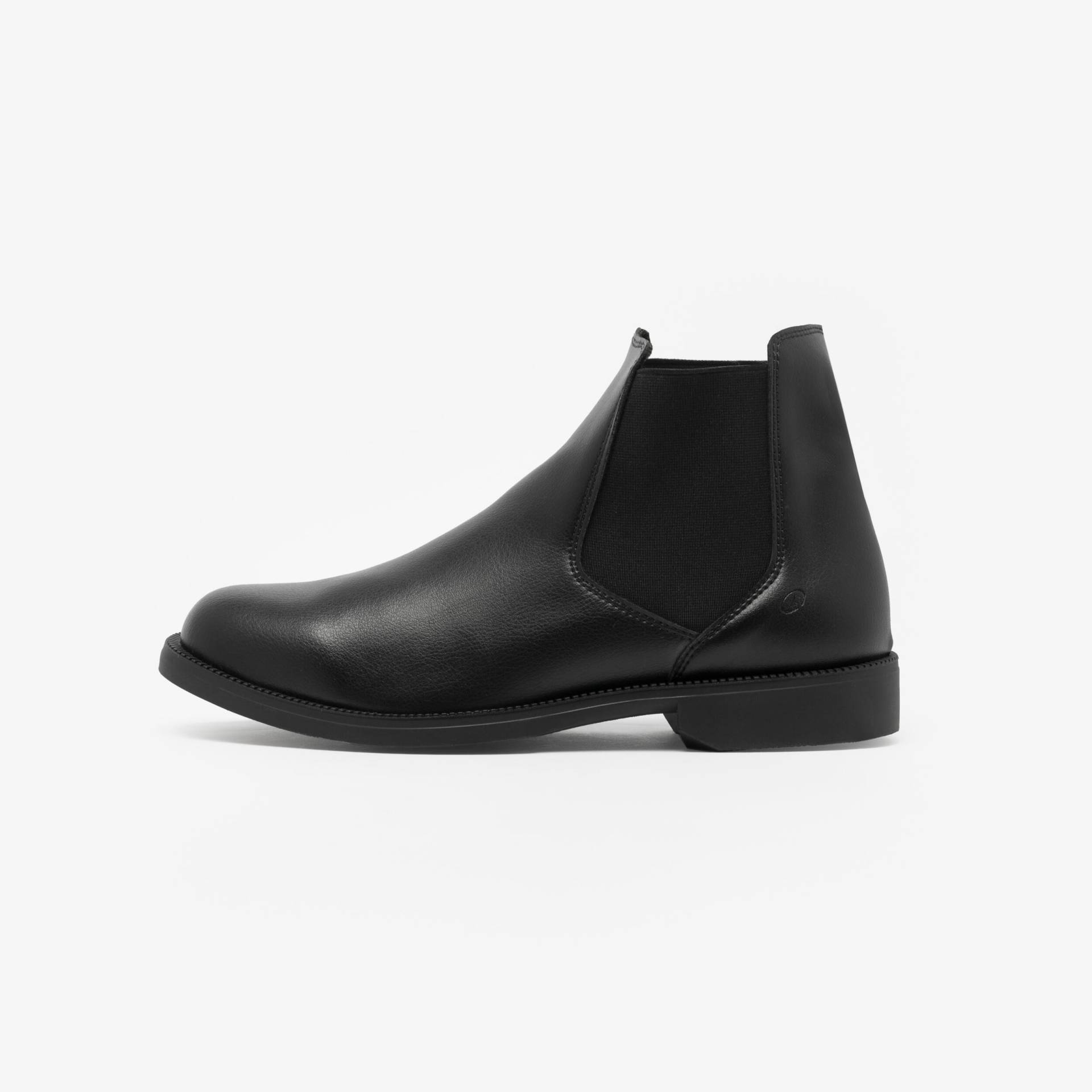 Reitstiefeletten 500 Damen/Herren schwarz von FOUGANZA