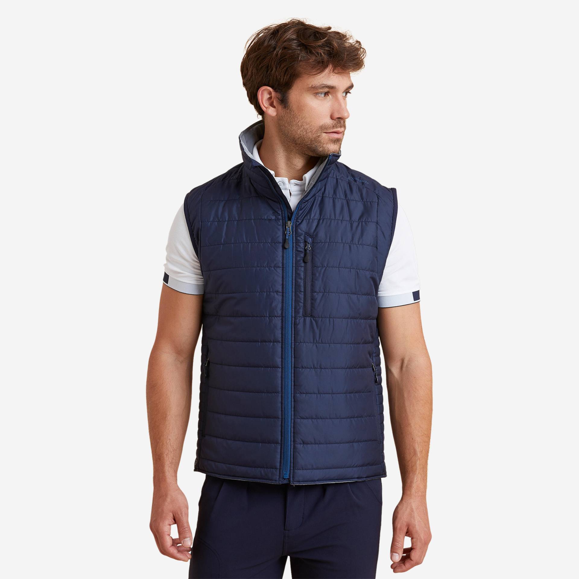 Reitweste 100 wattiert Herren blau Reitweste 100 wattiert Herren blau von FOUGANZA