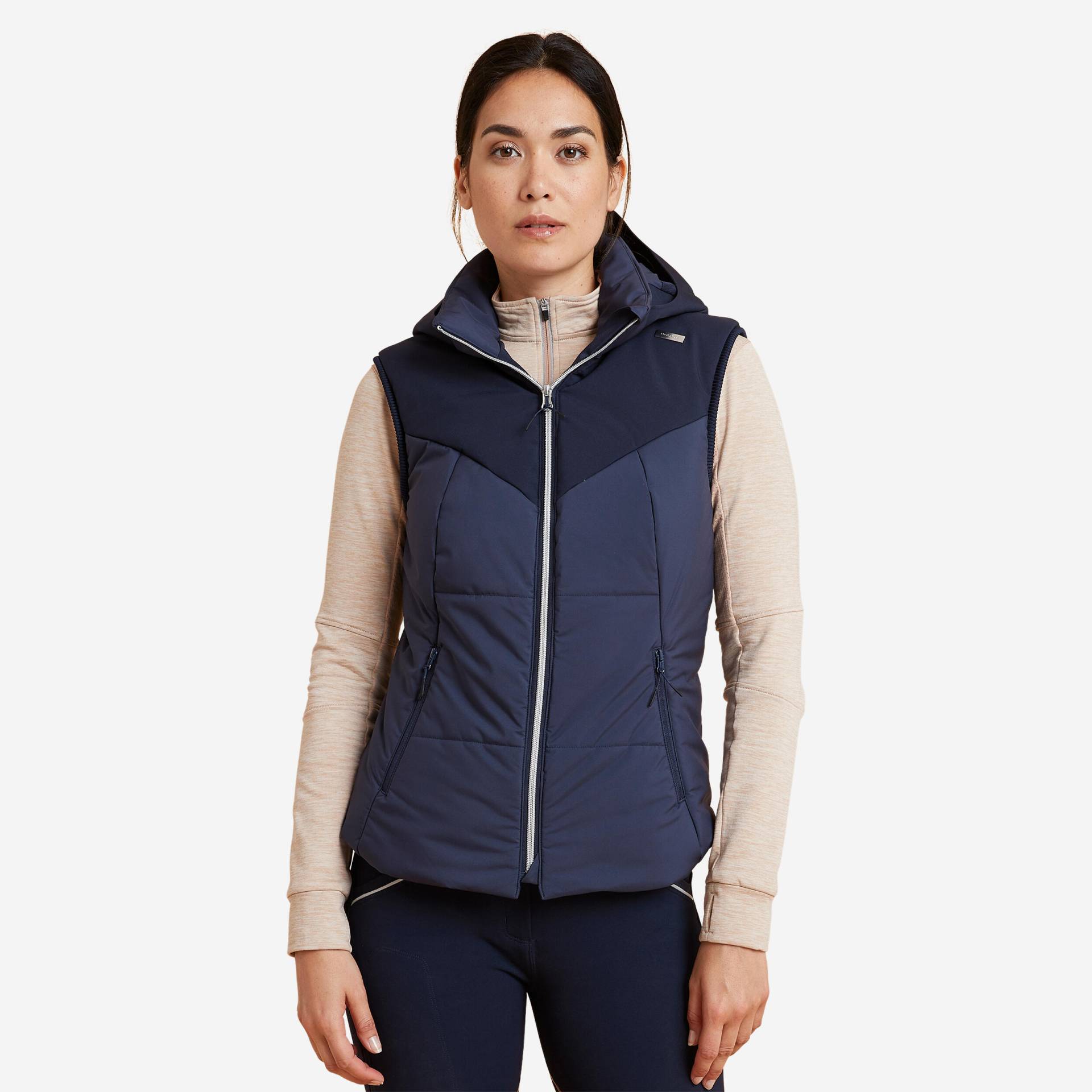 Reitweste 900 warm Damen blau von FOUGANZA