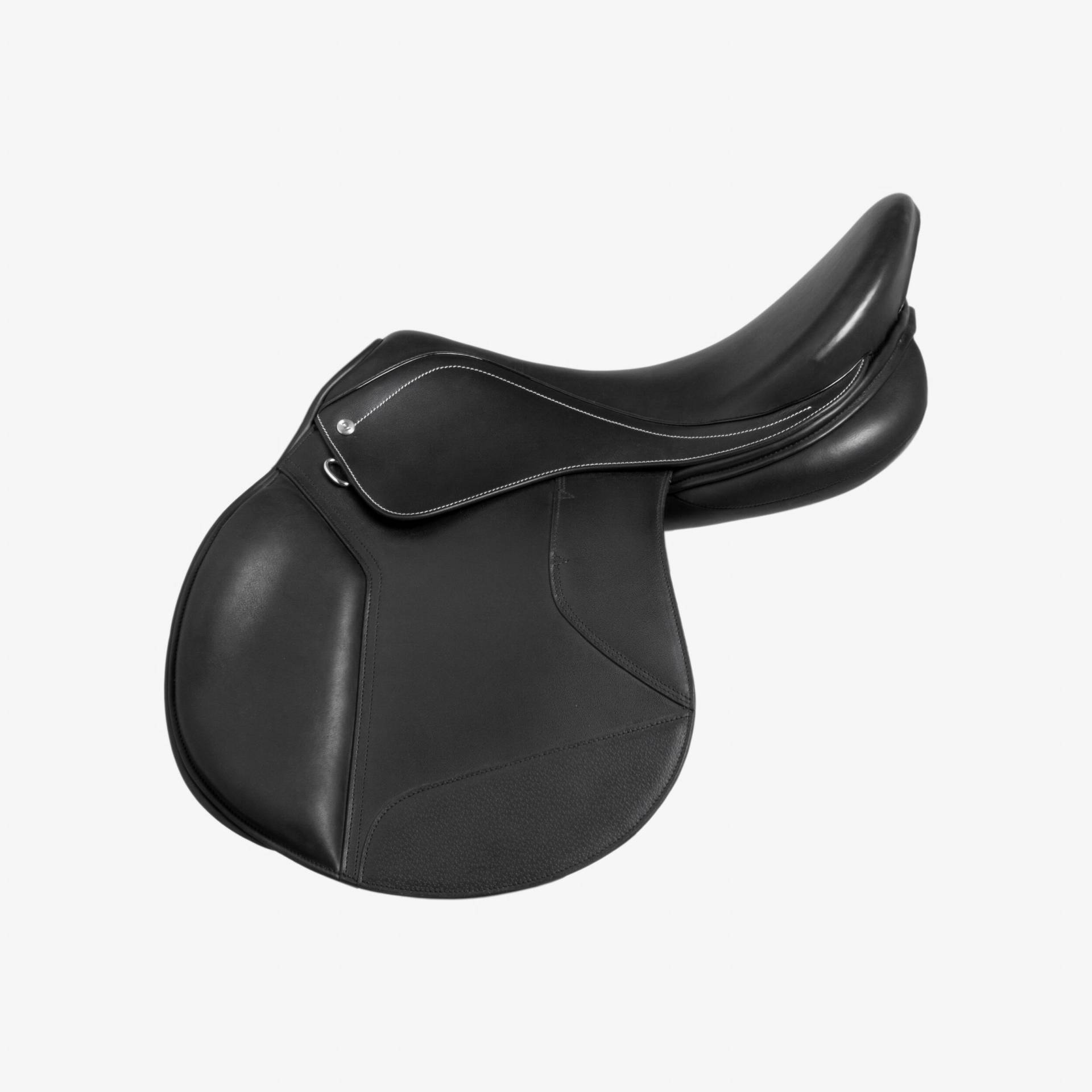 Sattel 500 Leder 17.5" Pferd schwarz Sattel 500 Leder 17.5" Pferd schwarz von FOUGANZA