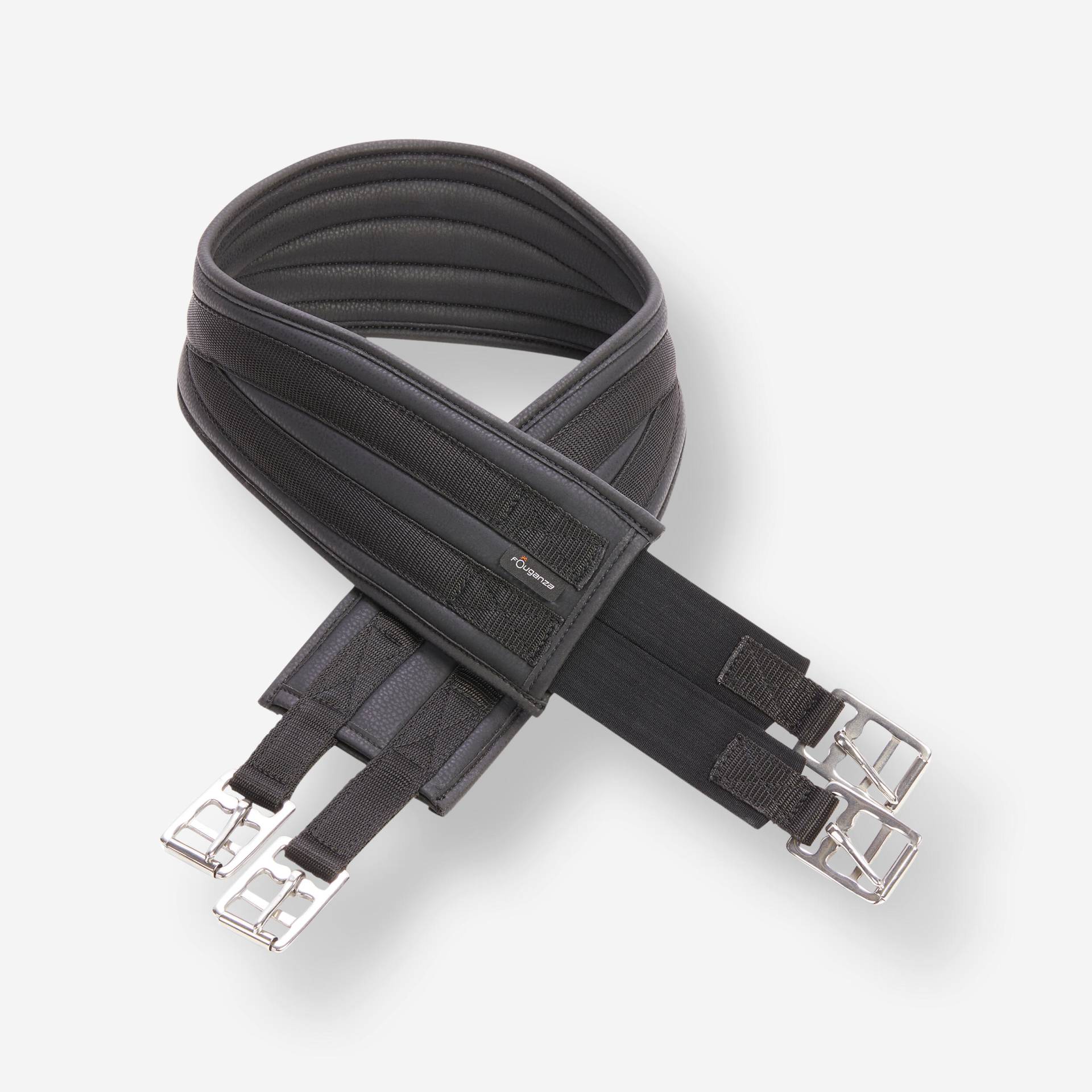 Sattelgurt Pferd/Pony Synthetik - 100 schwarz Sattelgurt Pferd/Pony Synthetik - 100 schwarz von FOUGANZA