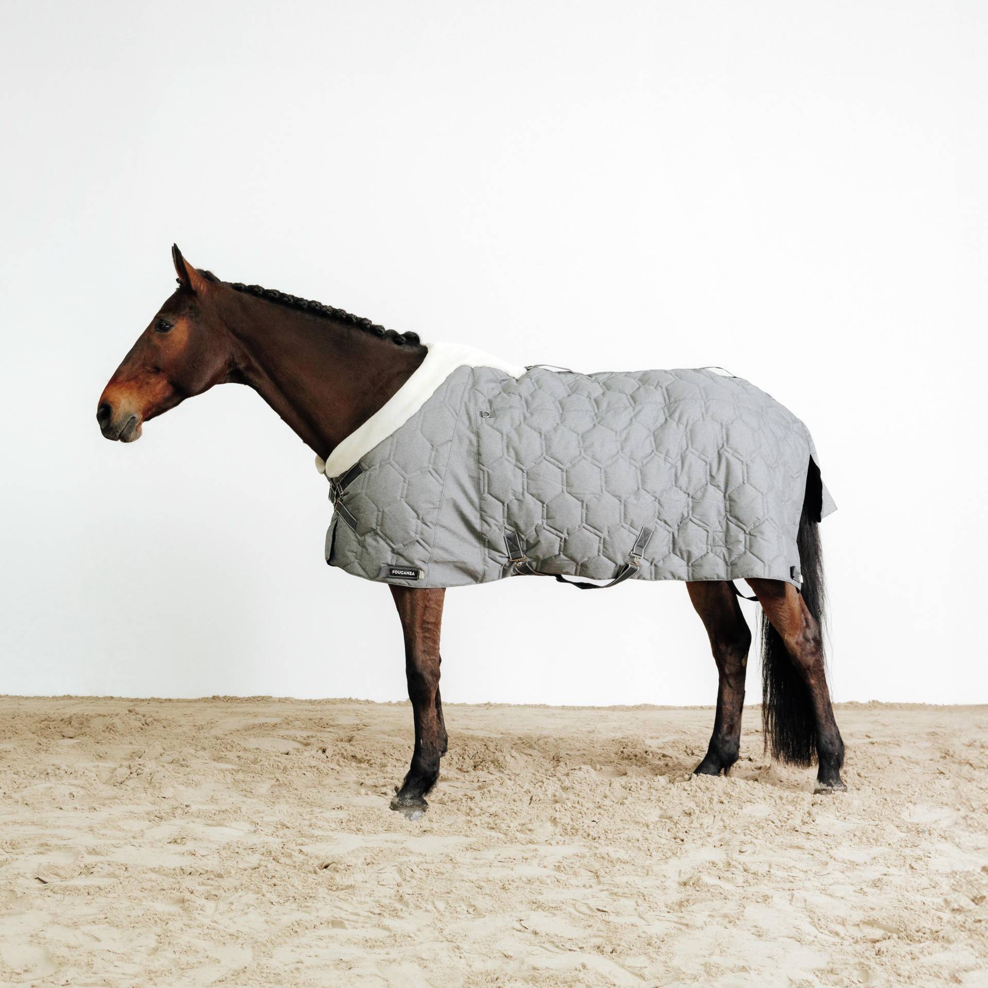 Stalldecke Combo 300 Pferd/Pony grau Stalldecke Combo 300 Pferd/Pony grau von FOUGANZA