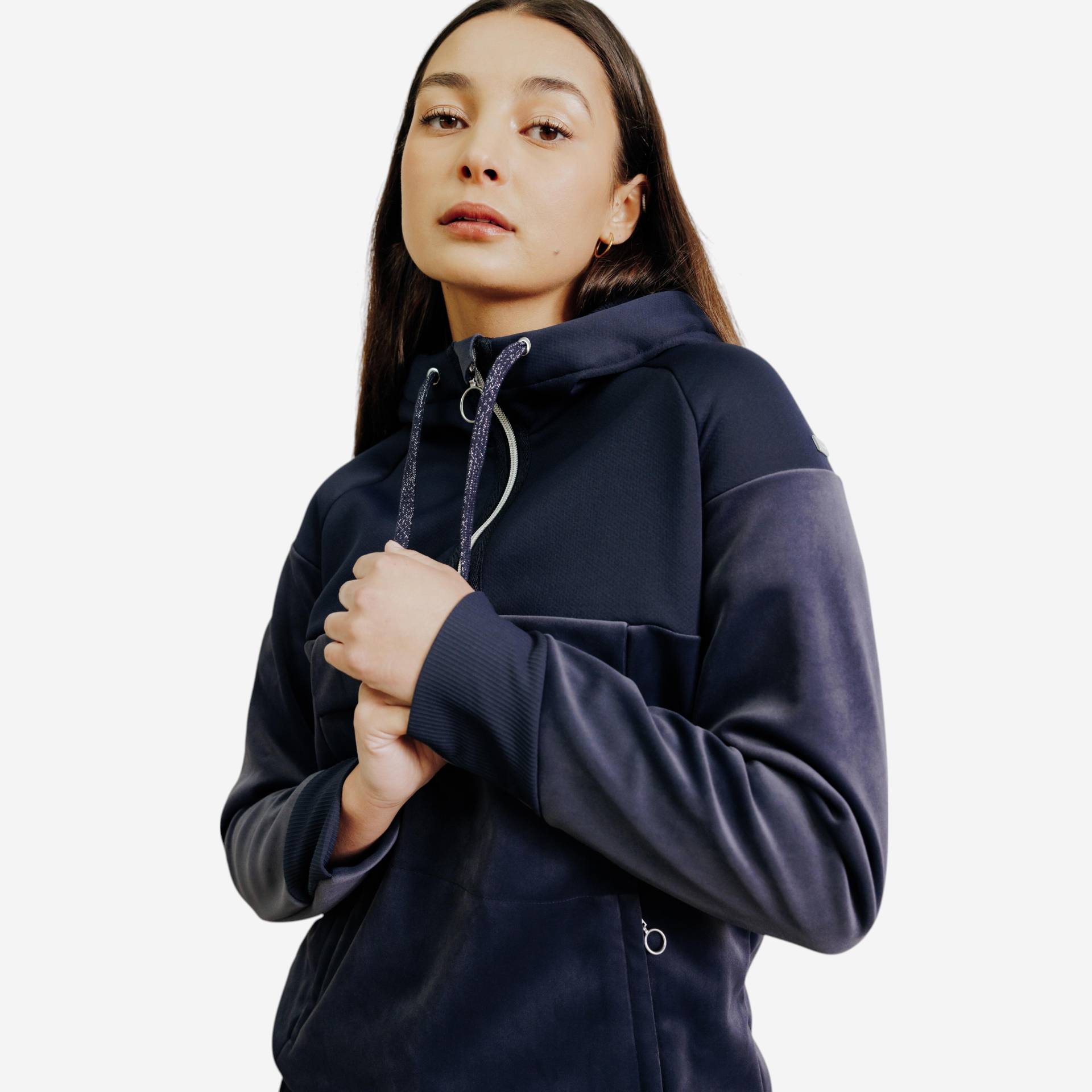 Sweatshirt 900 warm Damen blau Sweatshirt 900 warm Damen blau von FOUGANZA