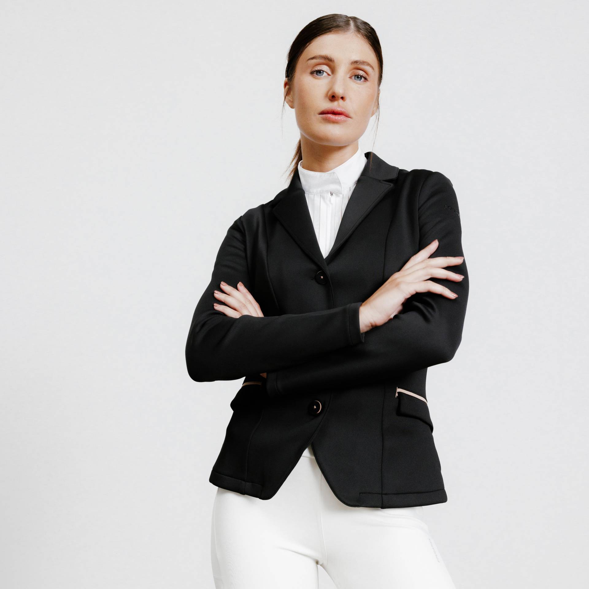 Turnierjackett Damen schwarz Turnierjackett Damen schwarz von FOUGANZA