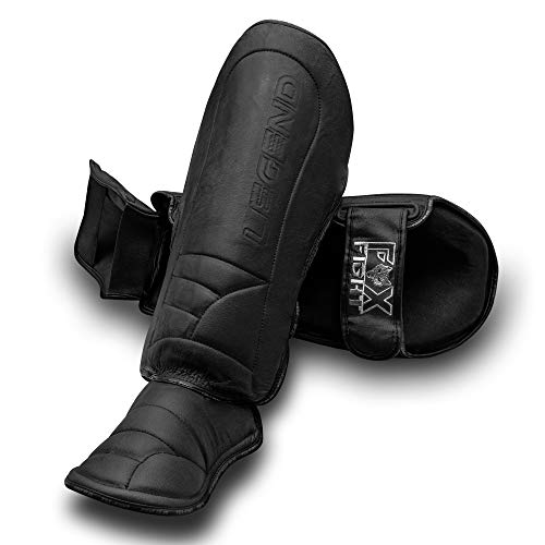 Fox-FIGH Legend Spannschutz Schienbeinschutz Kampfsport MMA Beinschützer Schienbeinschützer Schienbeinschoner Schoner Schienbein Sandsack Training Sparring Muay Thai Kickbox Freefight L schwarz Fox-FIGH Legend Spannschutz Schienbeinschutz Kampfsport MMA Beinschützer Schienbeinschützer Schienbeinschoner Schoner Schienbein Sandsack Training Sparring Muay Thai Kickbox Freefight L schwarz von FOX-FIGHT