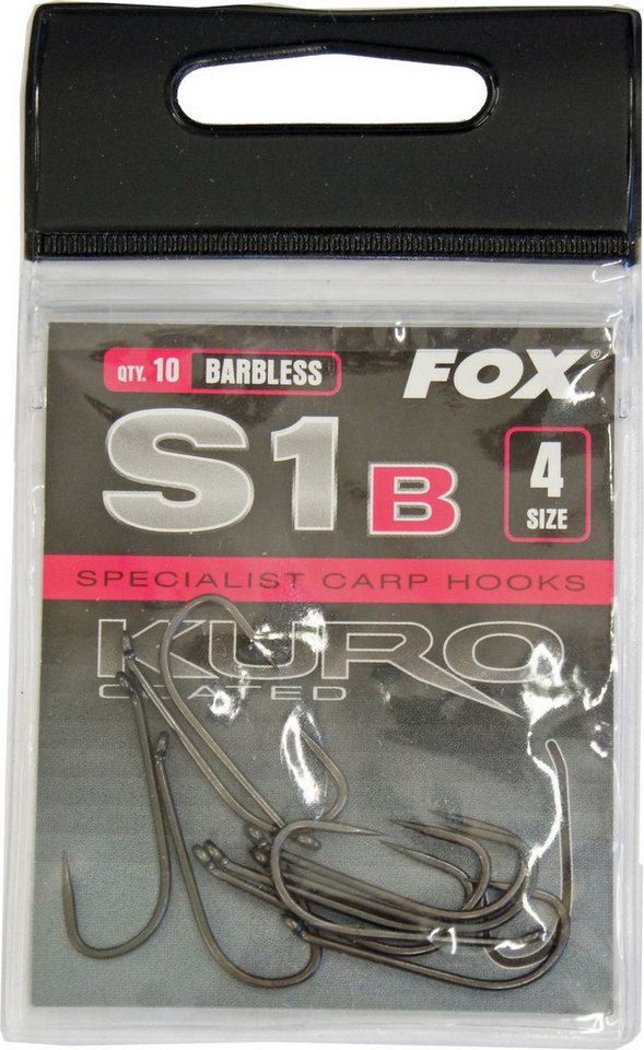 FOX International Karpfenhaken Fox Kuro S1 Series barbless - 10 Karpfenhaken FOX International Karpfenhaken Fox Kuro S1 Series barbless - 10 Karpfenhaken von FOX International