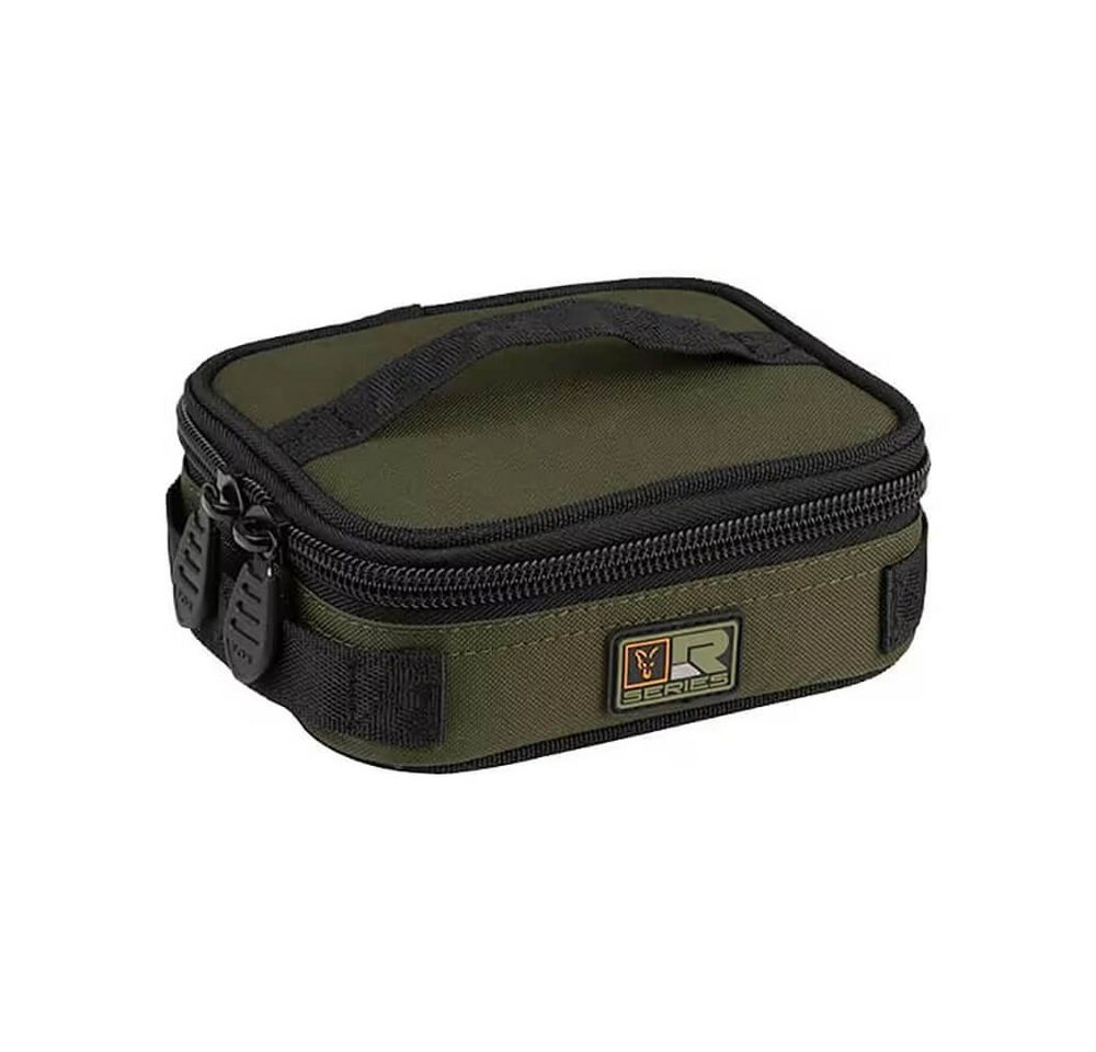 FOX International Tragetasche Fox R Series Zubehörtasche Rigid Lead Bits Bag, Mit starren Trennwandeinsätzen ausgestattet, Kompaktes Design, sodass Sie in die meisten Tackletaschen passt, In der einzigartigen Fox Camo-Tarnfarbe, Polyestertragegriffe an mehreren Seiten, Maße: 18.5cm x 14.5cm x 7cm von FOX International