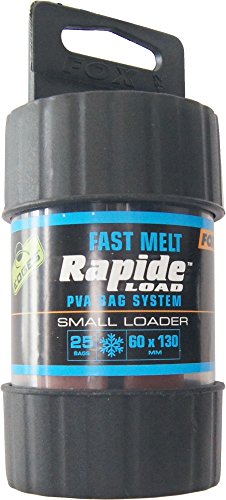 Fox Edges Rapide System Fast melt - Befüller + PVA Beutel zum Karpfenangeln, Wasserlösliche Taschen zum Anfüttern von Karpfen, Größe/Packungsinhalt:60x130mm - 25 Stück Fox Edges Rapide System Fast melt - Befüller + PVA Beutel zum Karpfenangeln, Wasserlösliche Taschen zum Anfüttern von Karpfen, Größe/Packungsinhalt:60x130mm - 25 Stück von Fox