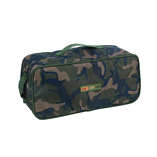 Fox Camolite Brew Kit Bag - Campingset zum Tee & Kaffee Kochen, Campinggeschirr, Trinkbecher & Flasche zum Karpfenangeln Fox Camolite Brew Kit Bag - Campingset zum Tee & Kaffee Kochen, Campinggeschirr, Trinkbecher & Flasche zum Karpfenangeln von Fox
