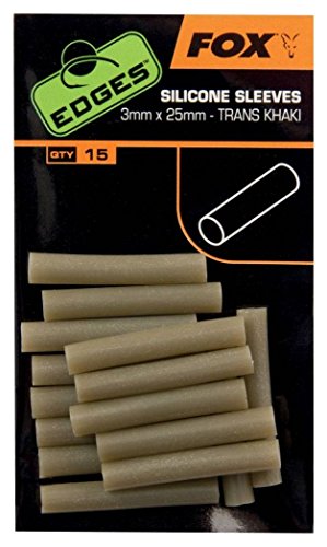 FOX Edges Silicone Sleeves Trans Khaki 3x25mm FOX Edges Silicone Sleeves Trans Khaki 3x25mm von Matrix