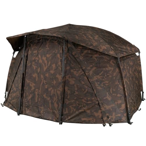 Fox Frontier Camo Zelt 250x185x130cm + Vapour Peak - Karpfenzelt zum Angeln, Angelzelt zum Karpfenangeln, Bivvy zum Nachtangeln Fox Frontier Camo Zelt 250x185x130cm + Vapour Peak - Karpfenzelt zum Angeln, Angelzelt zum Karpfenangeln, Bivvy zum Nachtangeln von Fox