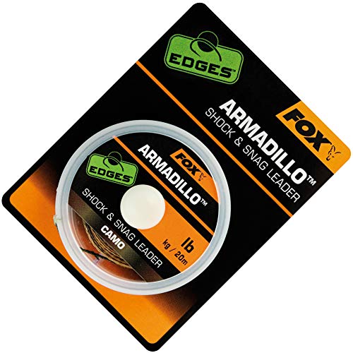 Fox Armadillo Camo Shock & Snag Leader 20m - Vorfachmaterial, Tragkraft:40lbs/18kg Fox Armadillo Camo Shock & Snag Leader 20m - Vorfachmaterial, Tragkraft:40lbs/18kg von Fox