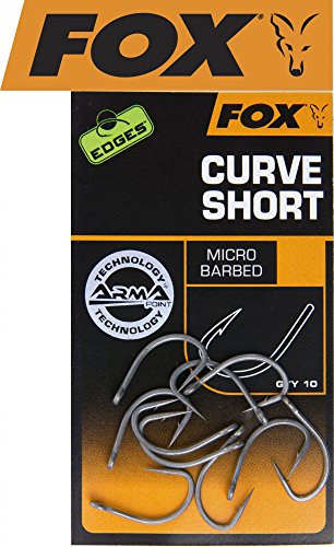 Fox Edges Armapoint Curve Shank Short Hooks - 10 Karpfenhaken, Angelhaken zum Karpfenangeln, Haken für Karpfen, Boiliehaken, Größe:2 Fox Edges Armapoint Curve Shank Short Hooks - 10 Karpfenhaken, Angelhaken zum Karpfenangeln, Haken für Karpfen, Boiliehaken, Größe:2 von Fox