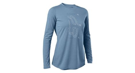 fox ranger dr damen langarmtrikot hellblau von FOX