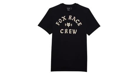 fox race crew kurzarm t shirt schwarz von FOX