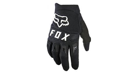 paar kinder fox dirtpaw long gloves schwarz   weis von FOX