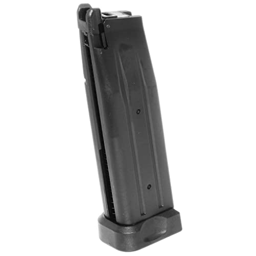 Airsoft Shooter Shop Softair 30rd Gas Magazin Passend für Army R501 R601 R603 R604 / KJ KP-05 / Zeon/EMG SAI STI TTI/AW/WE/Tokyo Marui Hi-Capa GBB Pistole Schwarz Airsoft Shooter Shop Softair 30rd Gas Magazin Passend für Army R501 R601 R603 R604 / KJ KP-05 / Zeon/EMG SAI STI TTI/AW/WE/Tokyo Marui Hi-Capa GBB Pistole Schwarz von FOXCUP