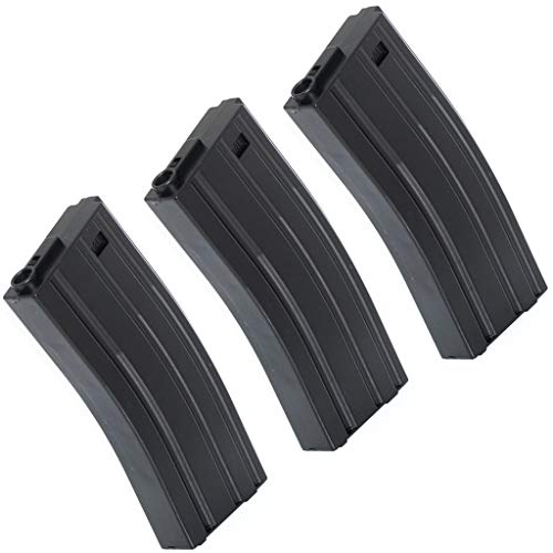 Airsoft Softair 3pcs 120rd Mag Mid-Cap Econ Magazin für M4 M16 Serie Schwarz Airsoft Softair 3pcs 120rd Mag Mid-Cap Econ Magazin für M4 M16 Serie Schwarz von FOXCUP
