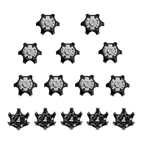 BSTTAI Golfschuhe Spikes, Stollen Golfstollen, Einfache Ersatzschuhe Spikes Stingers, Einfacher Ersatz, Schwarz, 20 Stück BSTTAI Golfschuhe Spikes, Stollen Golfstollen, Einfache Ersatzschuhe Spikes Stingers, Einfacher Ersatz, Schwarz, 20 Stück von FOXCUP