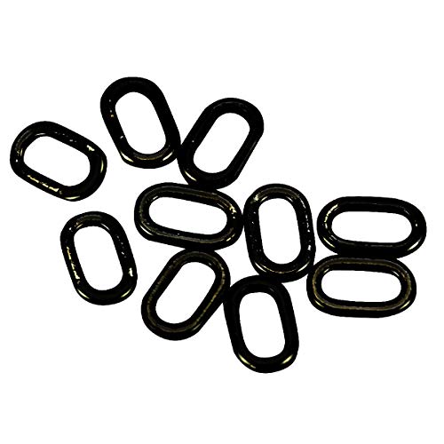Mikado 25x 4,5mm ovale Vorfachringe Round Rig Rings schwarz matt Mikado 25x 4,5mm ovale Vorfachringe Round Rig Rings schwarz matt von FOXCUP