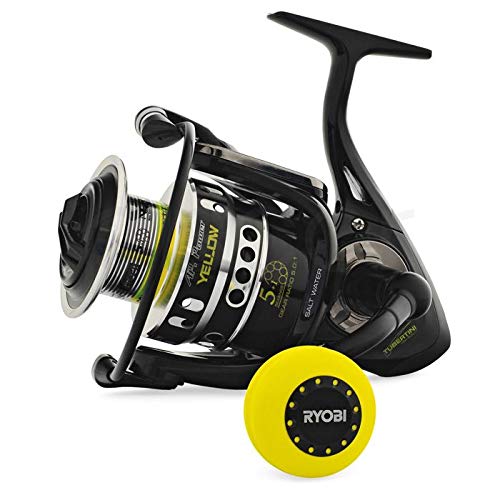 Ryobi Tubertini Angelrolle AP Power Yellow 4000 Spinning Bolo Boot Meer Thunfisch Vertical Wels Stör Ryobi Tubertini Angelrolle AP Power Yellow 4000 Spinning Bolo Boot Meer Thunfisch Vertical Wels Stör von FOXCUP