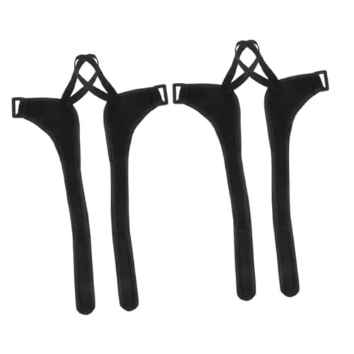 FOYTOKI 2 Paar Skistock-Armband Skiband Outdoor-Gurt Träger Outdoor-sportausrüstung Skiausrüstungsgurt Skigurt Leine Für Skistöcke Polyester Black FOYTOKI 2 Paar Skistock-Armband Skiband Outdoor-Gurt Träger Outdoor-sportausrüstung Skiausrüstungsgurt Skigurt Leine Für Skistöcke Polyester Black von FOYTOKI
