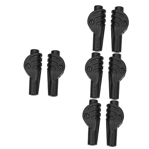 FOYTOKI 8 STK Zeltgelenke Zeltbeschläge Stecker Tipi im Freien Zeltverbindungsstücke Adapter Camping zubehör Tent Poles Campingzelte Zeltstützstangenverbinder Zeltzubehör Kohlefaser von FOYTOKI