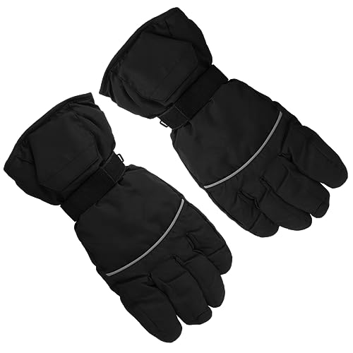 FOYTOKI Beheizte Handschuhe Für Den Winter Fünf Finger Design Warmhaltende Winterhandschuhe Für Herren Ideal Zum Skifahren Und Radfahren Größe Ohne Batterie von FOYTOKI